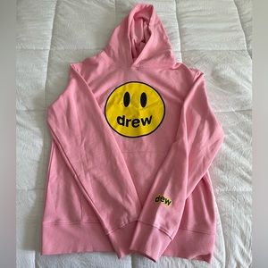 Drew House (justin bieber) bright pink hoodie!!